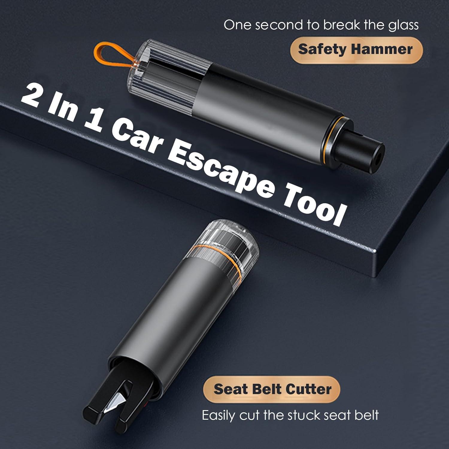 Martillo de Seguridad Preppers Peak 2-en-1 para Automóvil