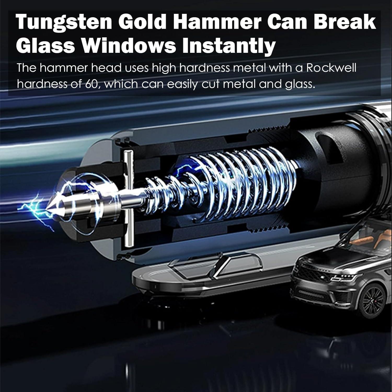 Martillo de Seguridad Preppers Peak 2-en-1 para Automóvil