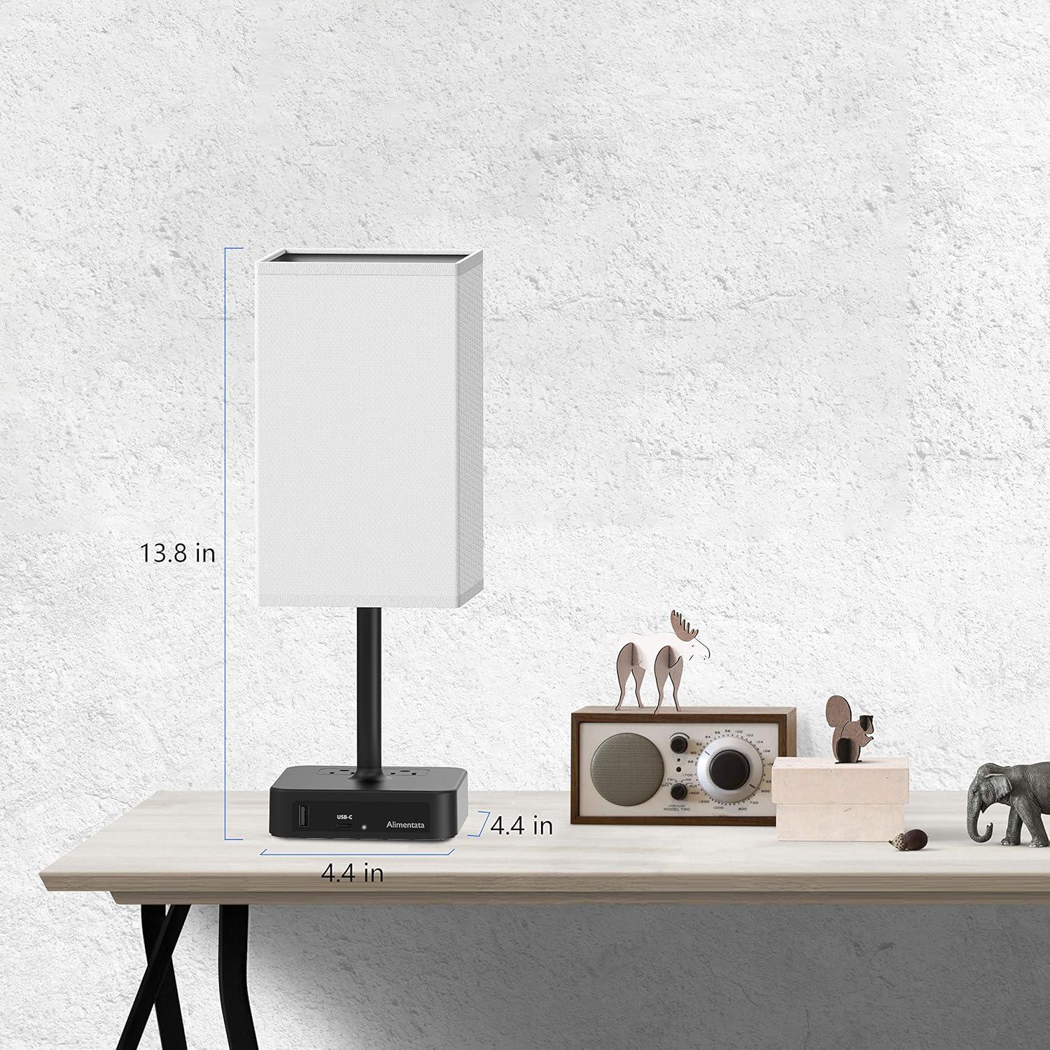 Lámpara de Mesa LED Alimentata H06 con Control Táctil y USB