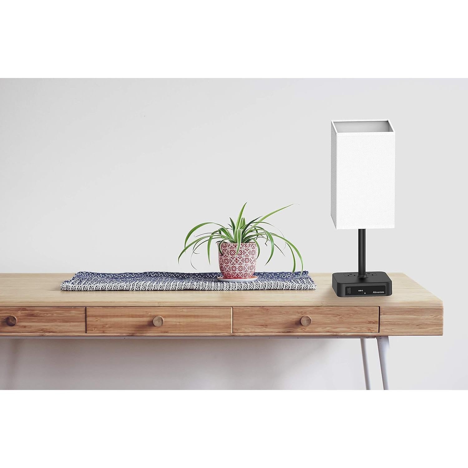 Lámpara de Mesa LED Alimentata H06 con Control Táctil y USB