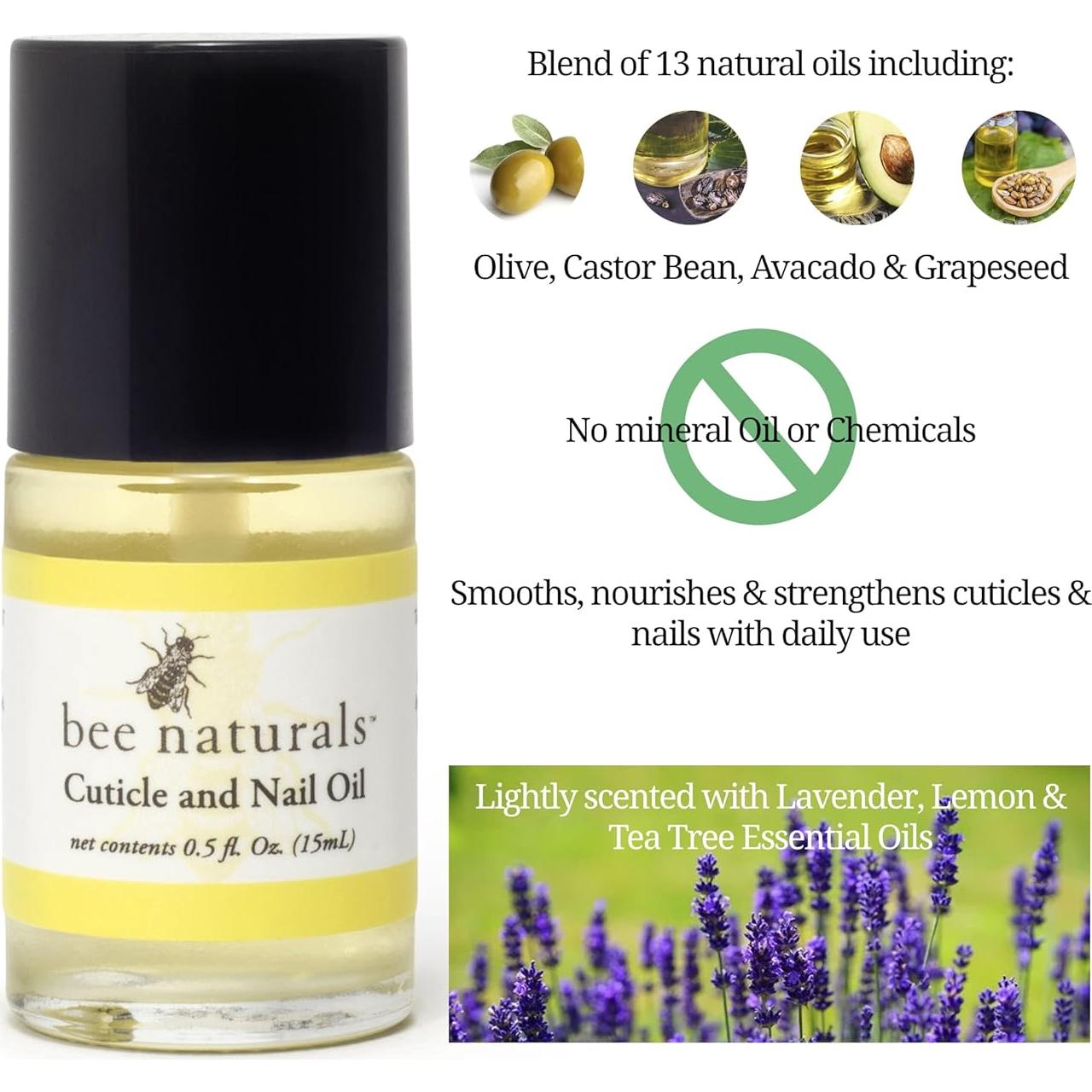 Kit Completo de Cuidado de Uñas Bee Naturals - Natural y No Tóxico