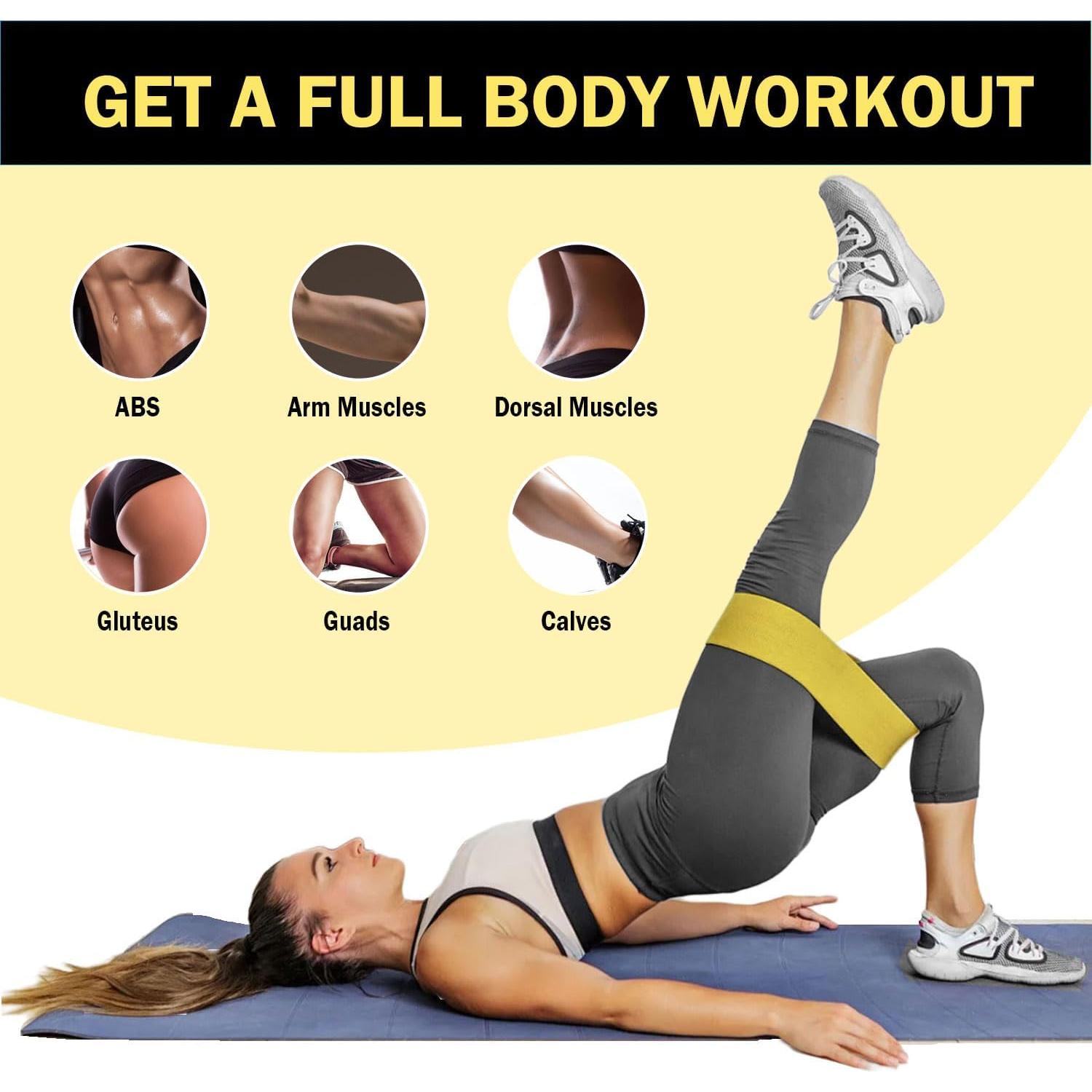 Bandas de Resistencia KANGFITER 3 PCS Antideslizantes para Ejercicio