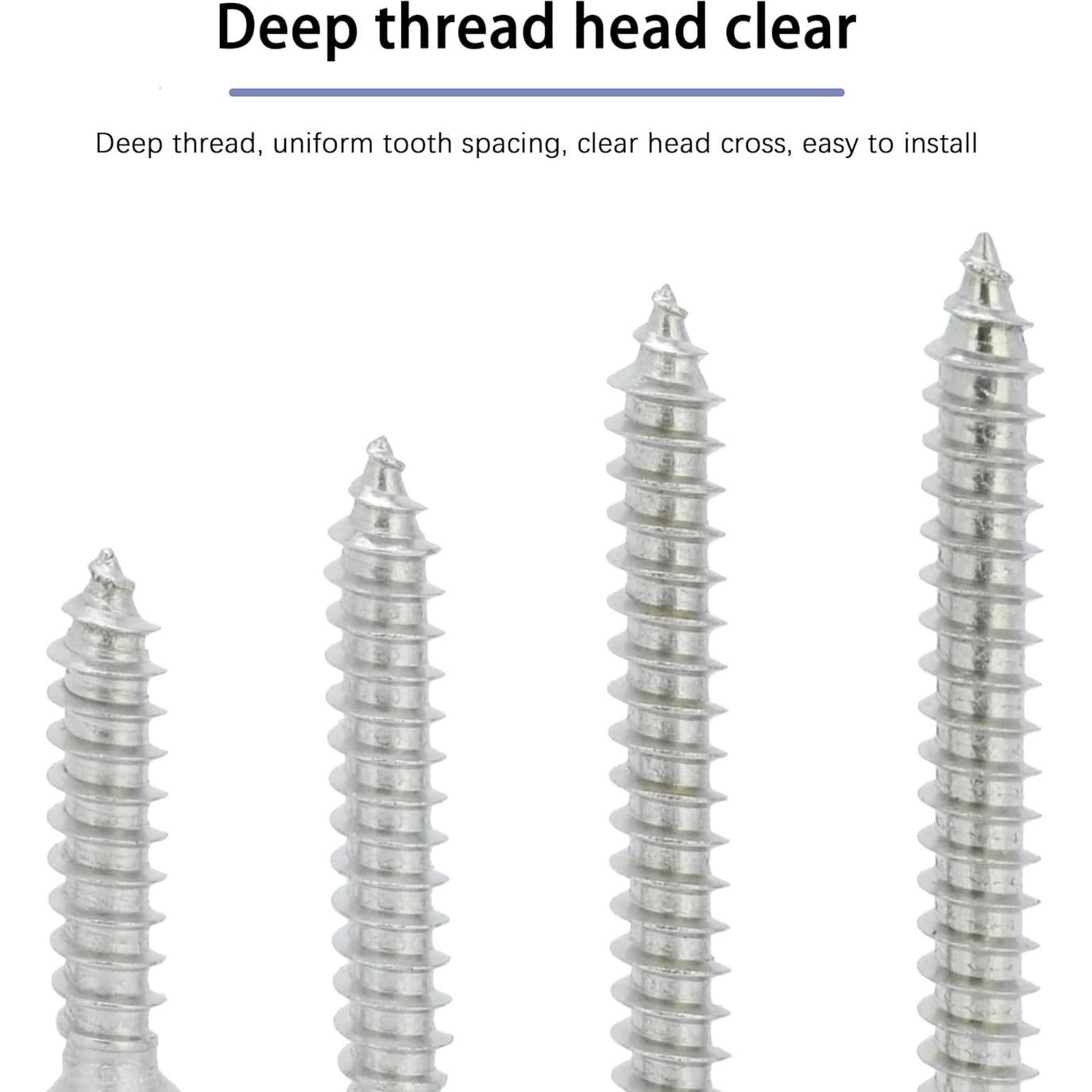 Juego de Tornillos Autoperforantes INDPROD #4 x 20mm Acero Inoxidable