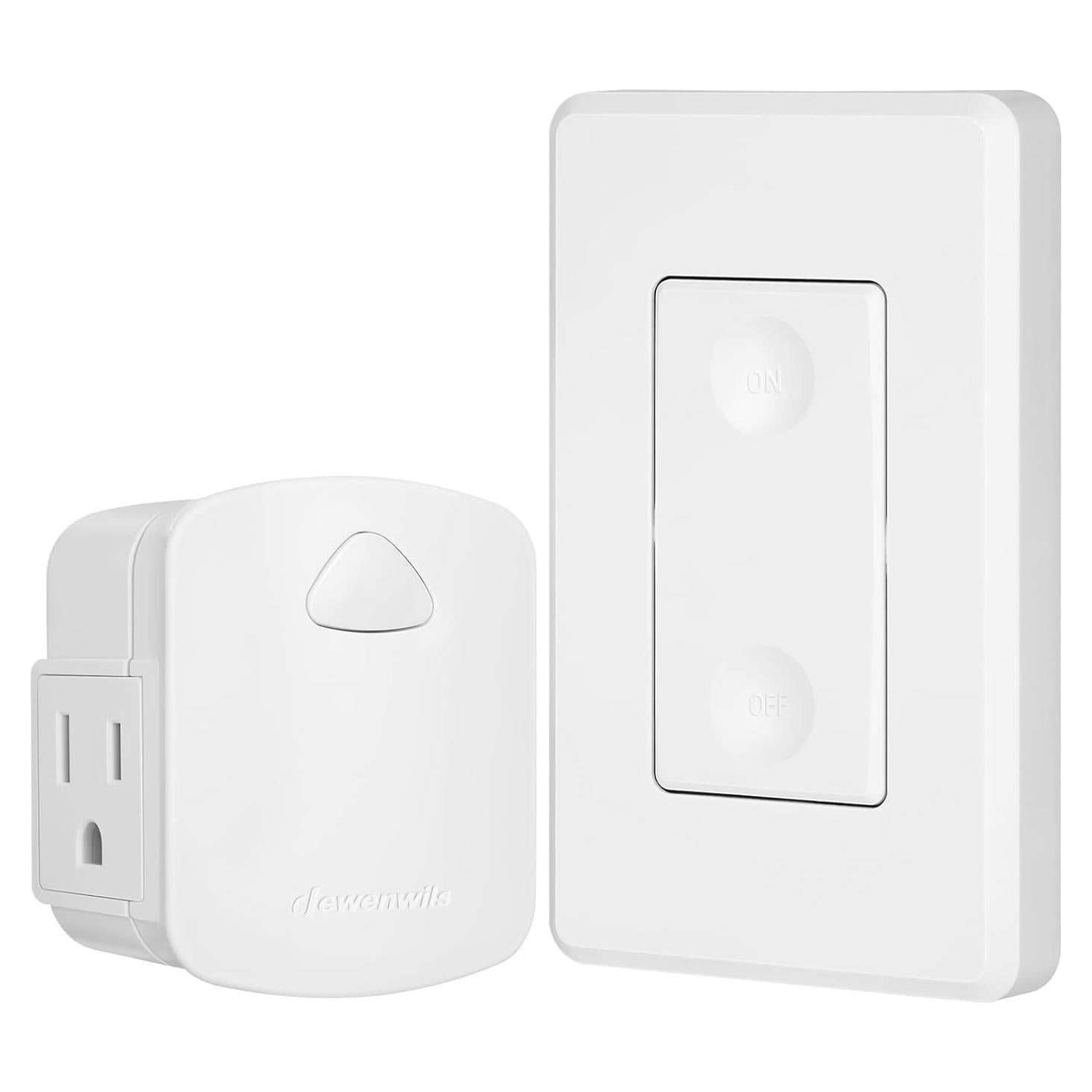 Interruptor de Pared Inalámbrico Dewenwils 15A 1875W Control Remoto