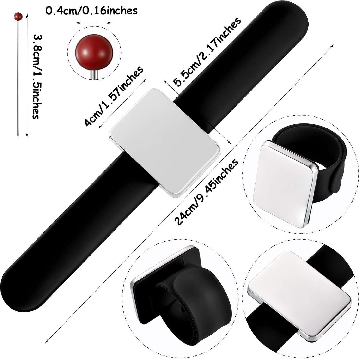 Almohadilla Magnética para Muñeca WILLBOND + 100 Alfileres
