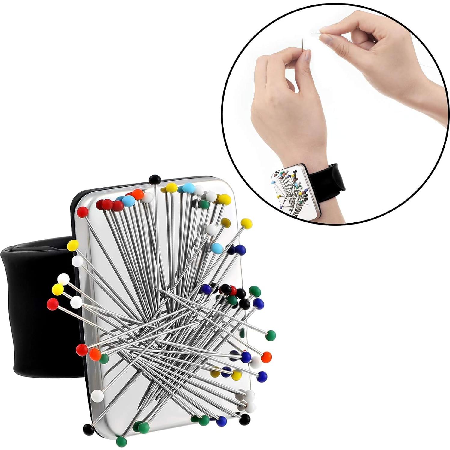 Almohadilla Magnética para Muñeca WILLBOND + 100 Alfileres