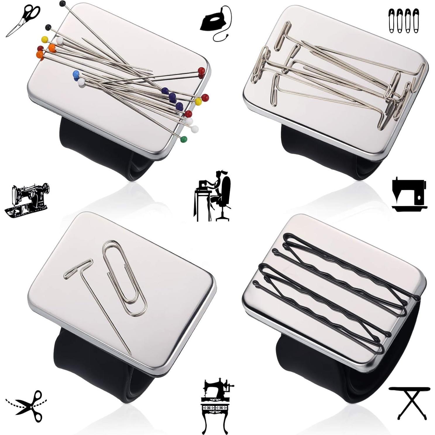 Almohadilla Magnética para Muñeca WILLBOND + 100 Alfileres