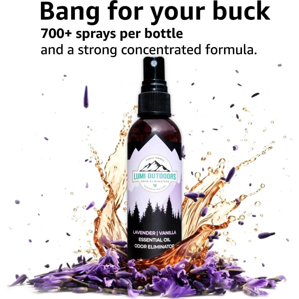 Ambientador Natural Lumi Outdoors - Lavanda Vainilla 149g