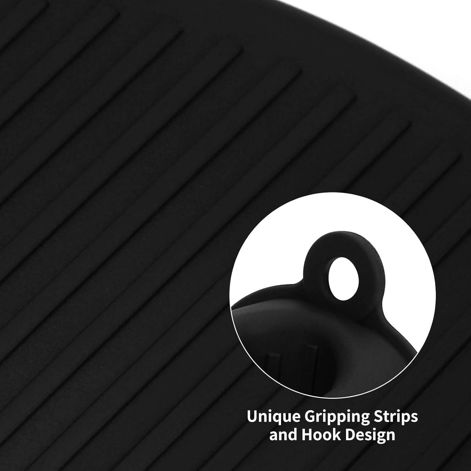 Guantes de Horno de Silicona Tifanso 220°C 1 Par Negro