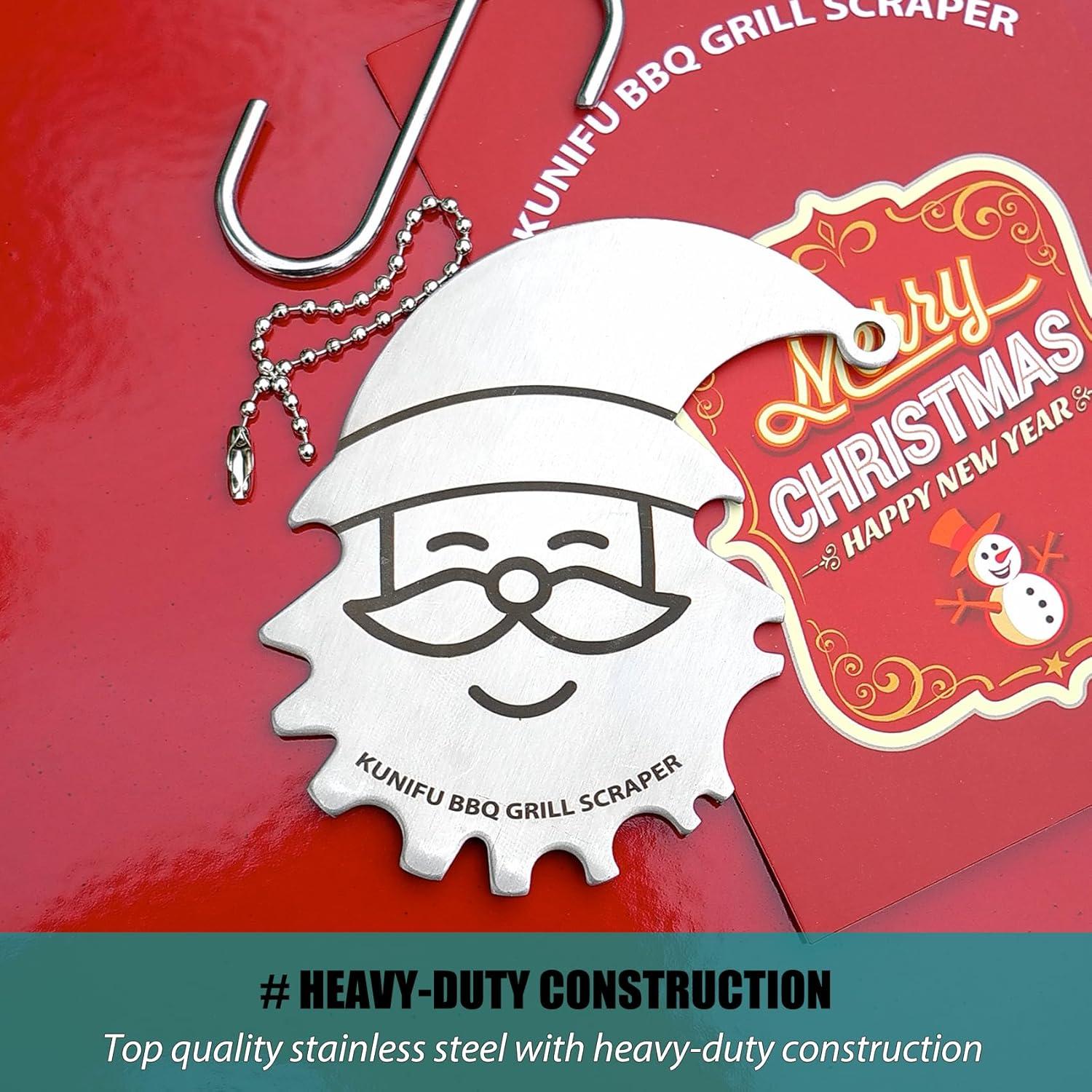 Raspador de Parrilla KUNIFU de Acero Inoxidable 6.35 cm