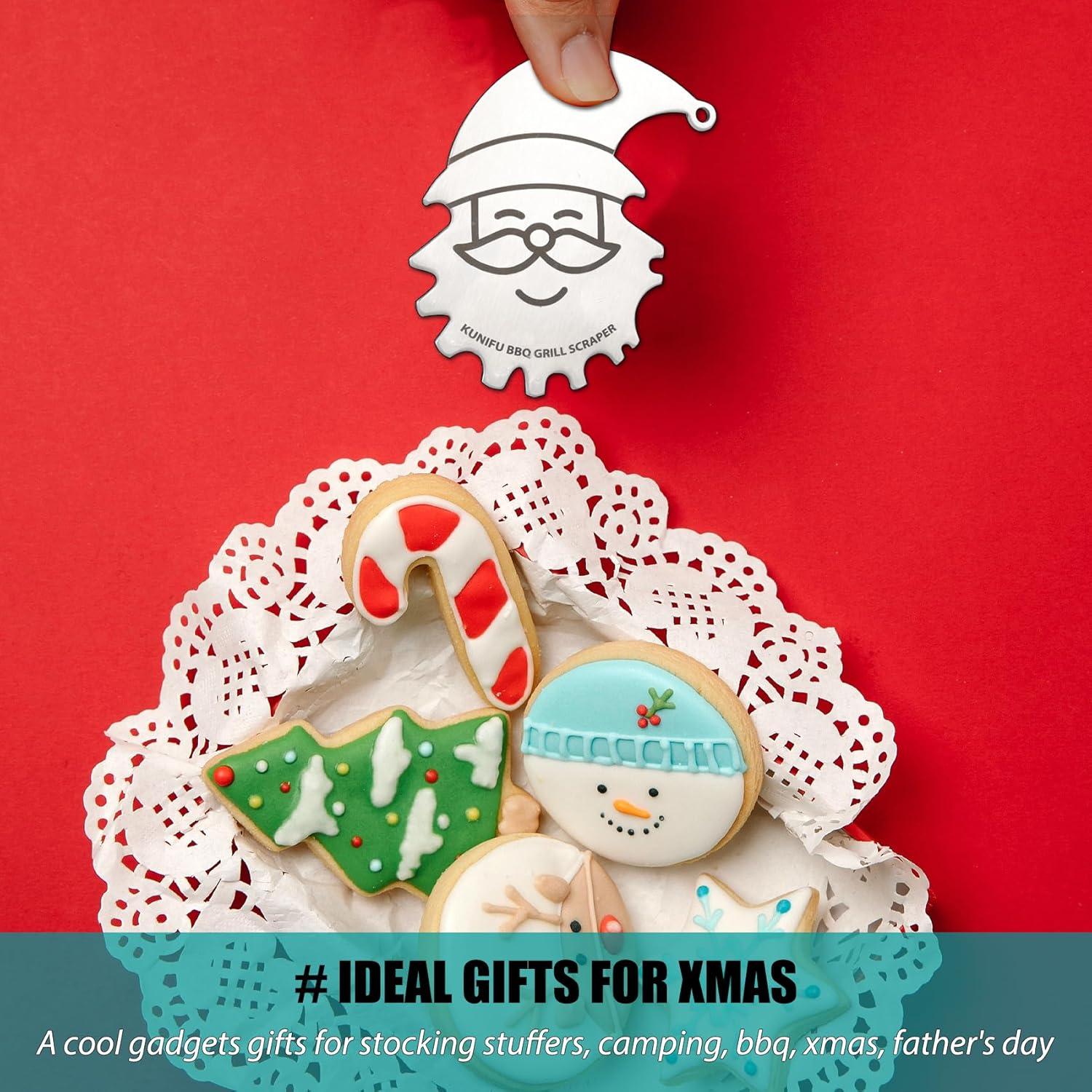 Raspador de Parrilla KUNIFU de Acero Inoxidable 6.35 cm