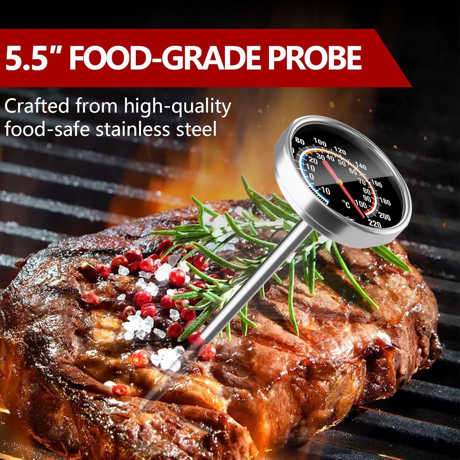 Termómetro de Carne EKOOTIMO Sonda Inoxidable 14.2 cm