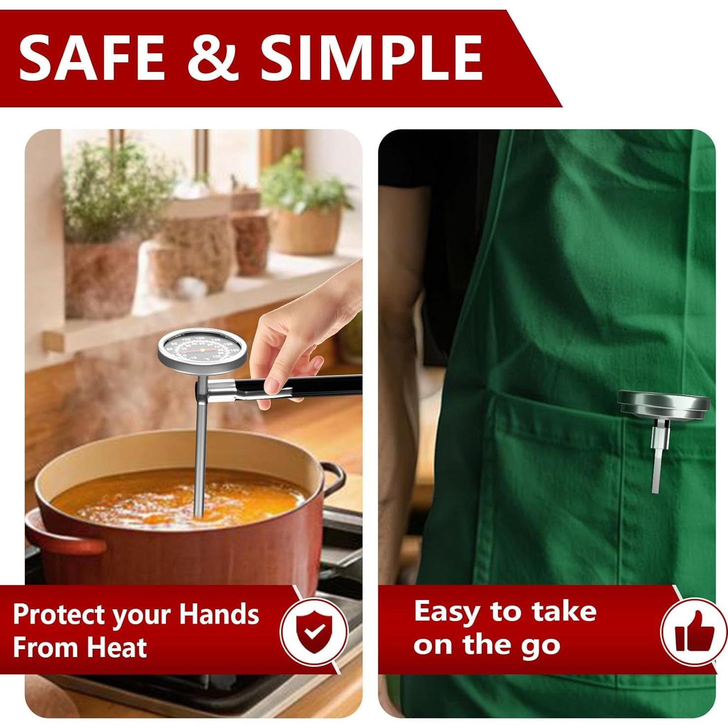 Termómetro de Carne EKOOTIMO Sonda Inoxidable 14.2 cm