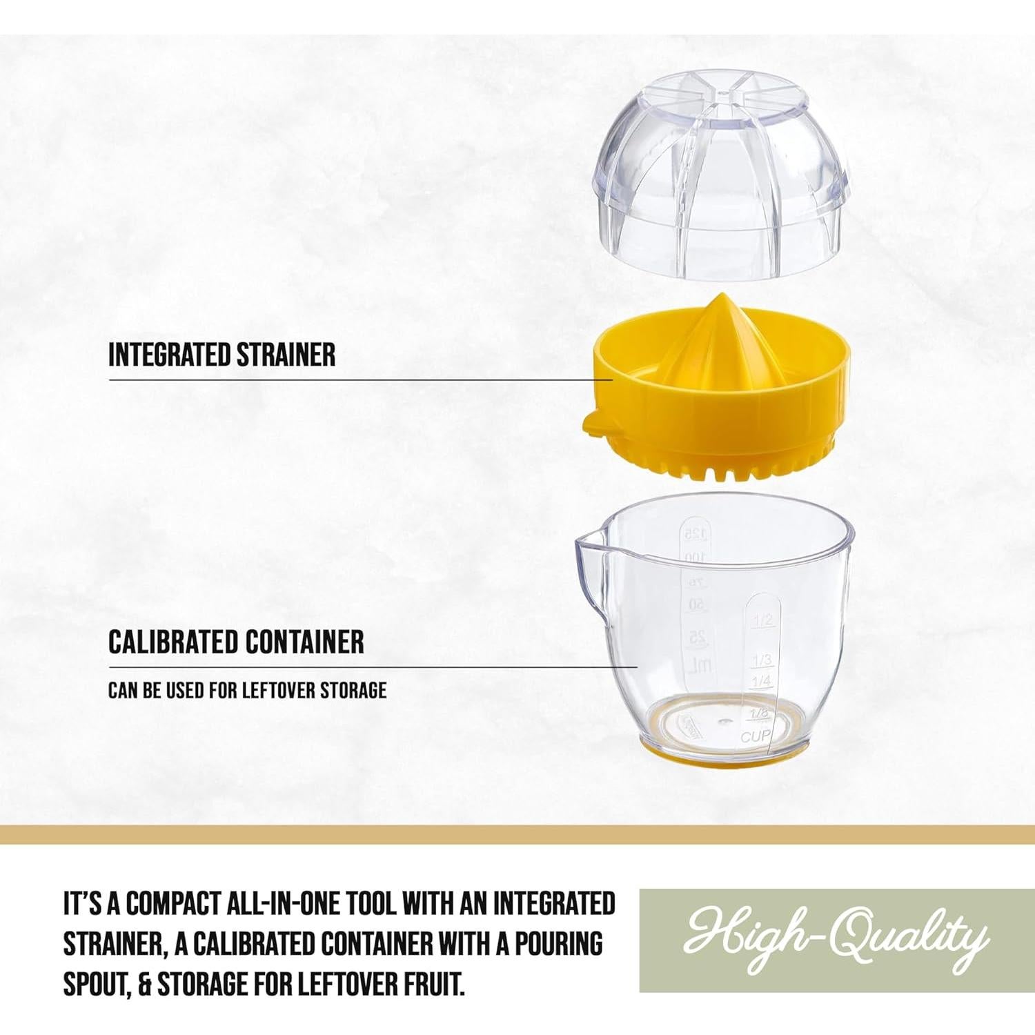 Exprimidor de Limón Trudeau 125ml con Colador Integrado