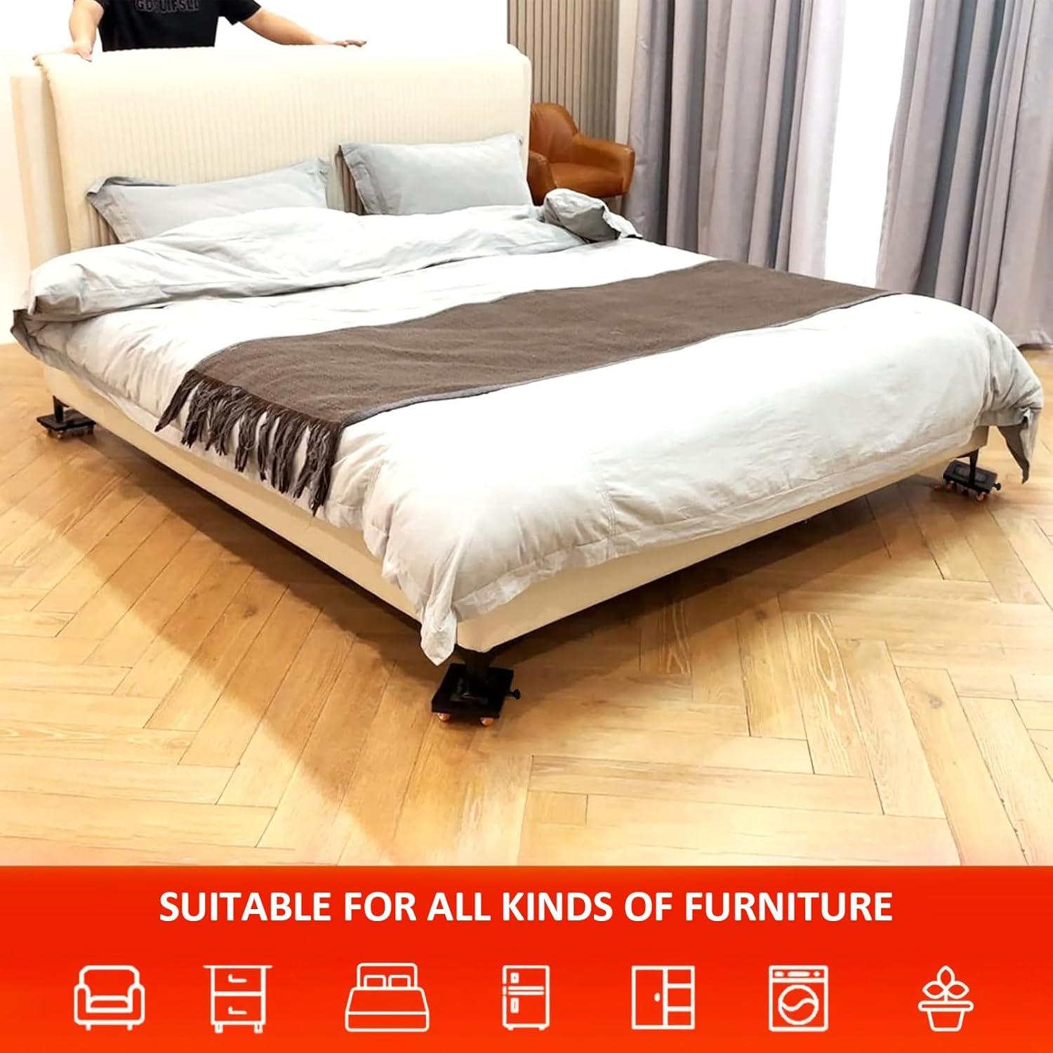 Carro de Mudanza DMLENGOIN MC-FRS01 4 Ruedas Alta Resistencia