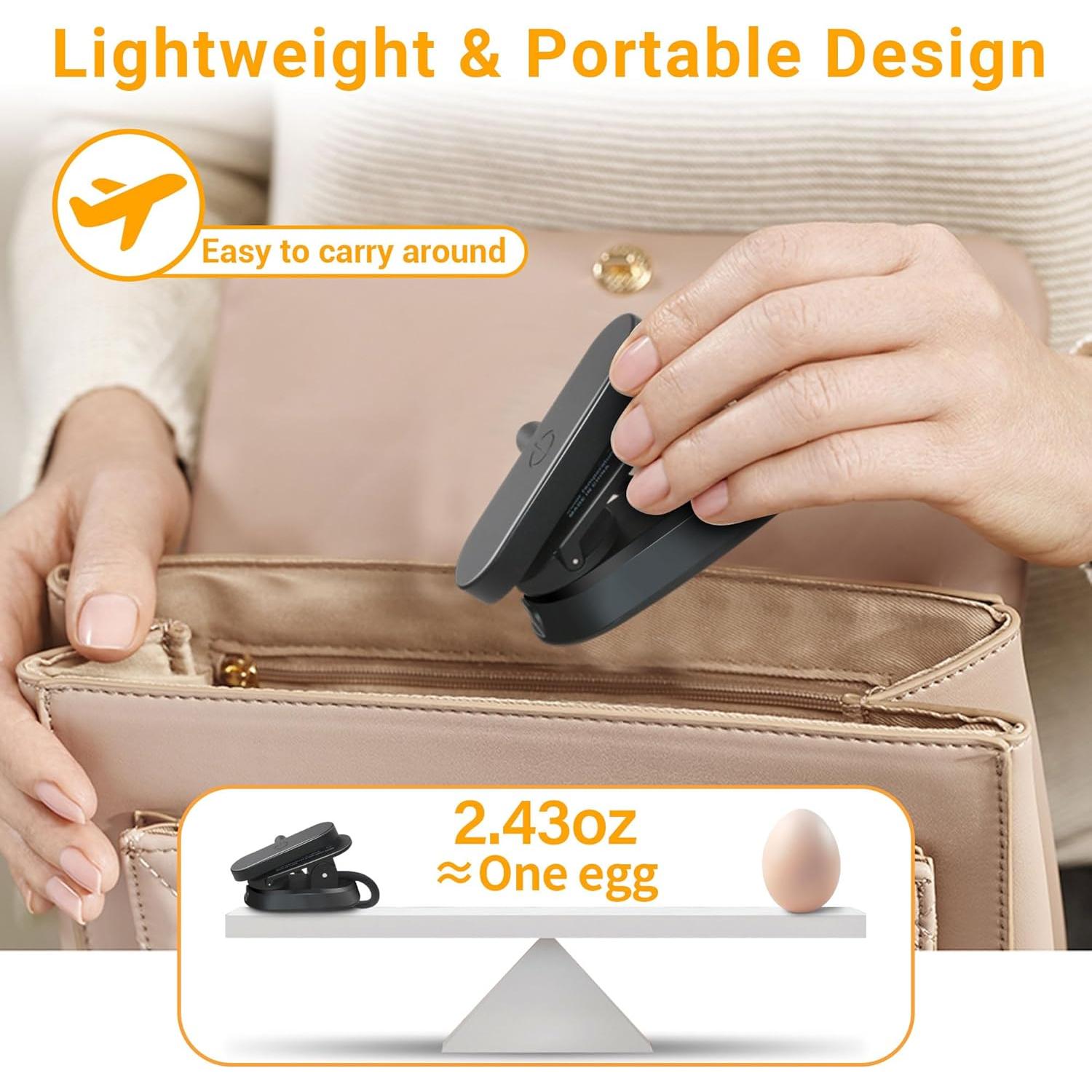 Luz de Libro Recargable TOKXTIK con 3 Modos de Color