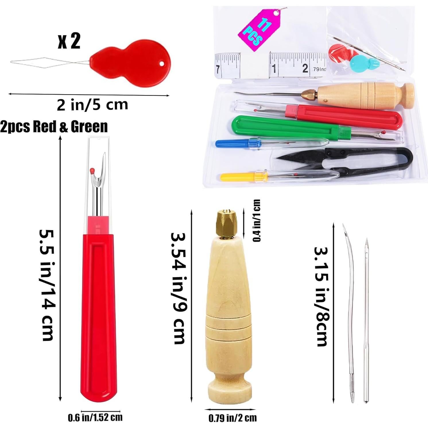 Kit de Desgarradores de Costura HORNYPOOT 11 Pcs Herramientas