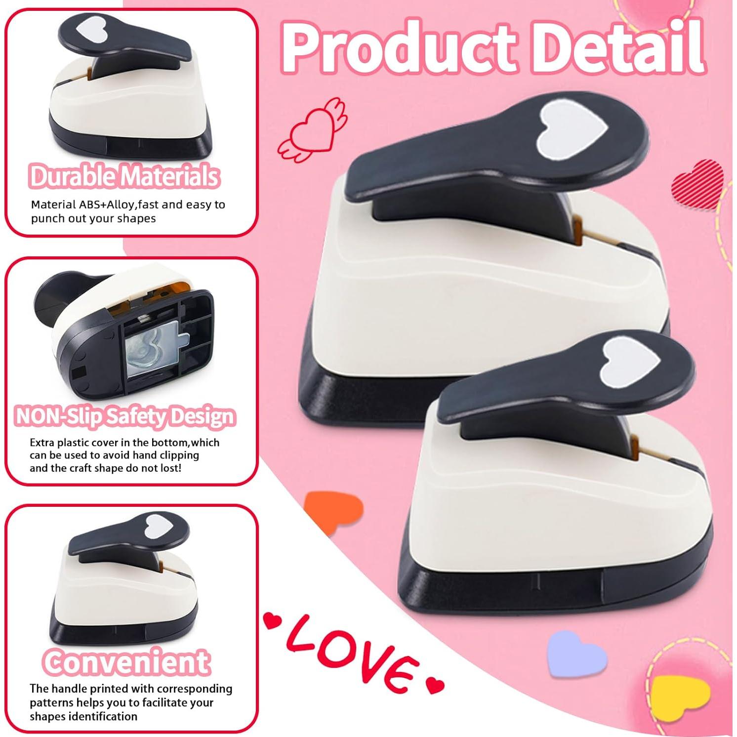 Juego de Perforadoras de Corazón HKKYO - 3 Tamaños