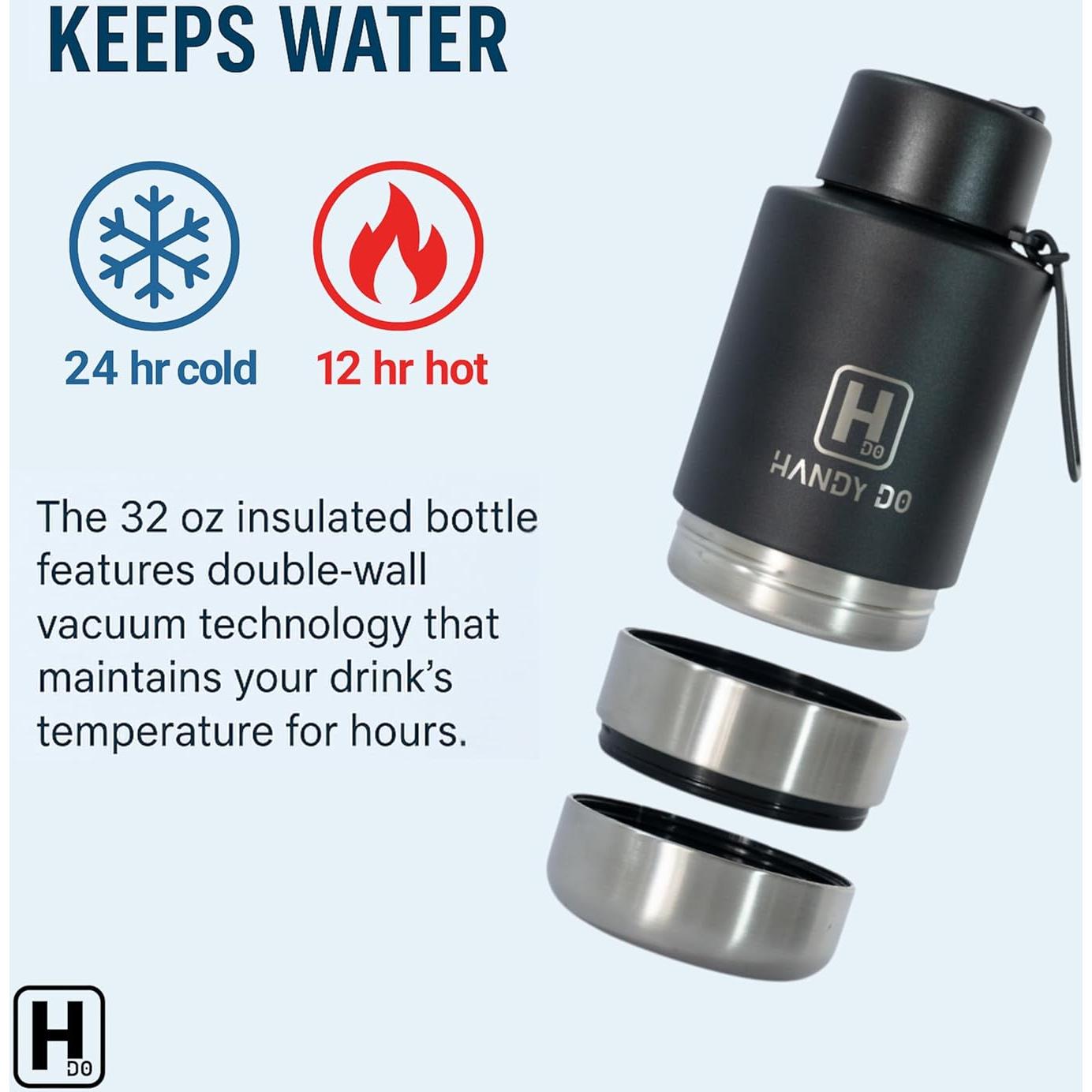 Botella de Agua para Perros Handy Do 1006 ml Acero Inoxidable