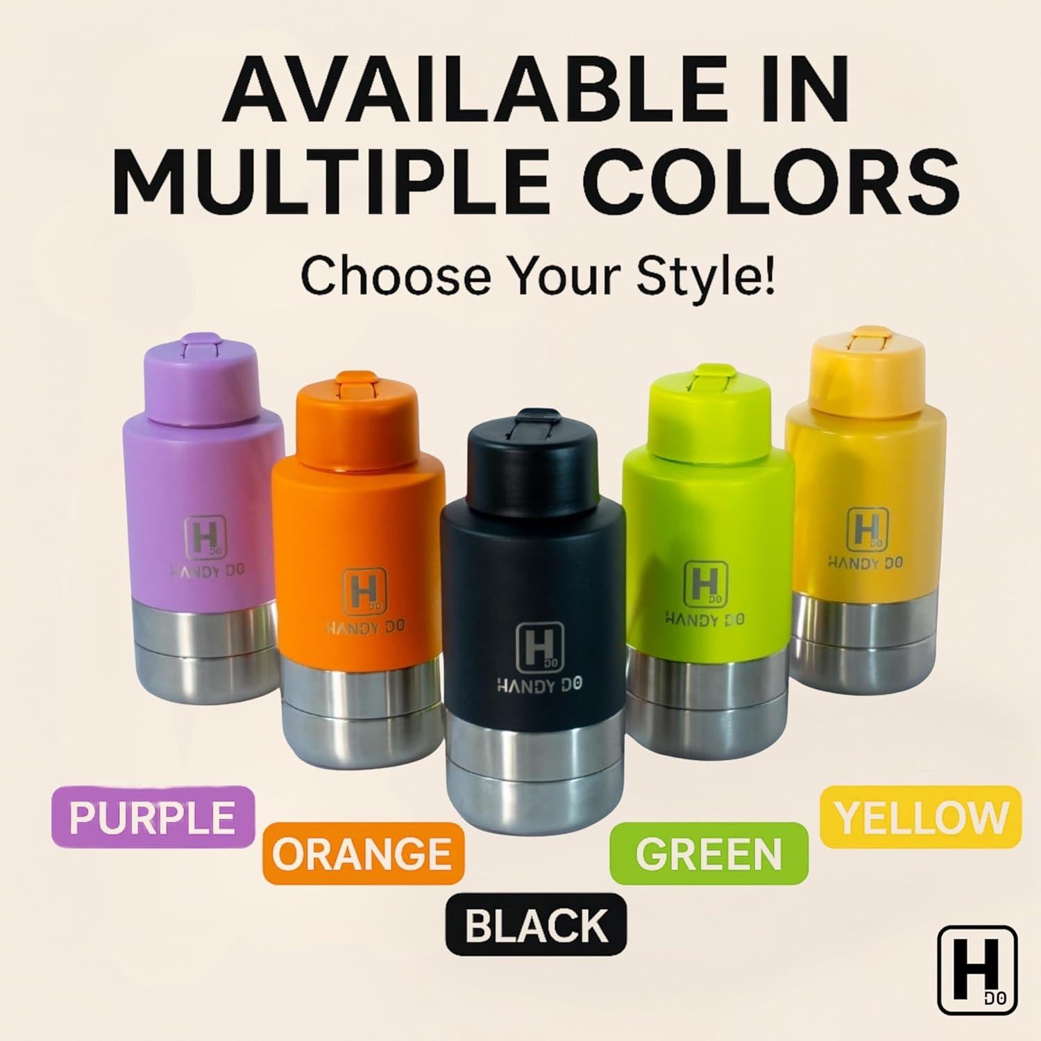 Botella de Agua para Perros Handy Do 1006 ml Acero Inoxidable