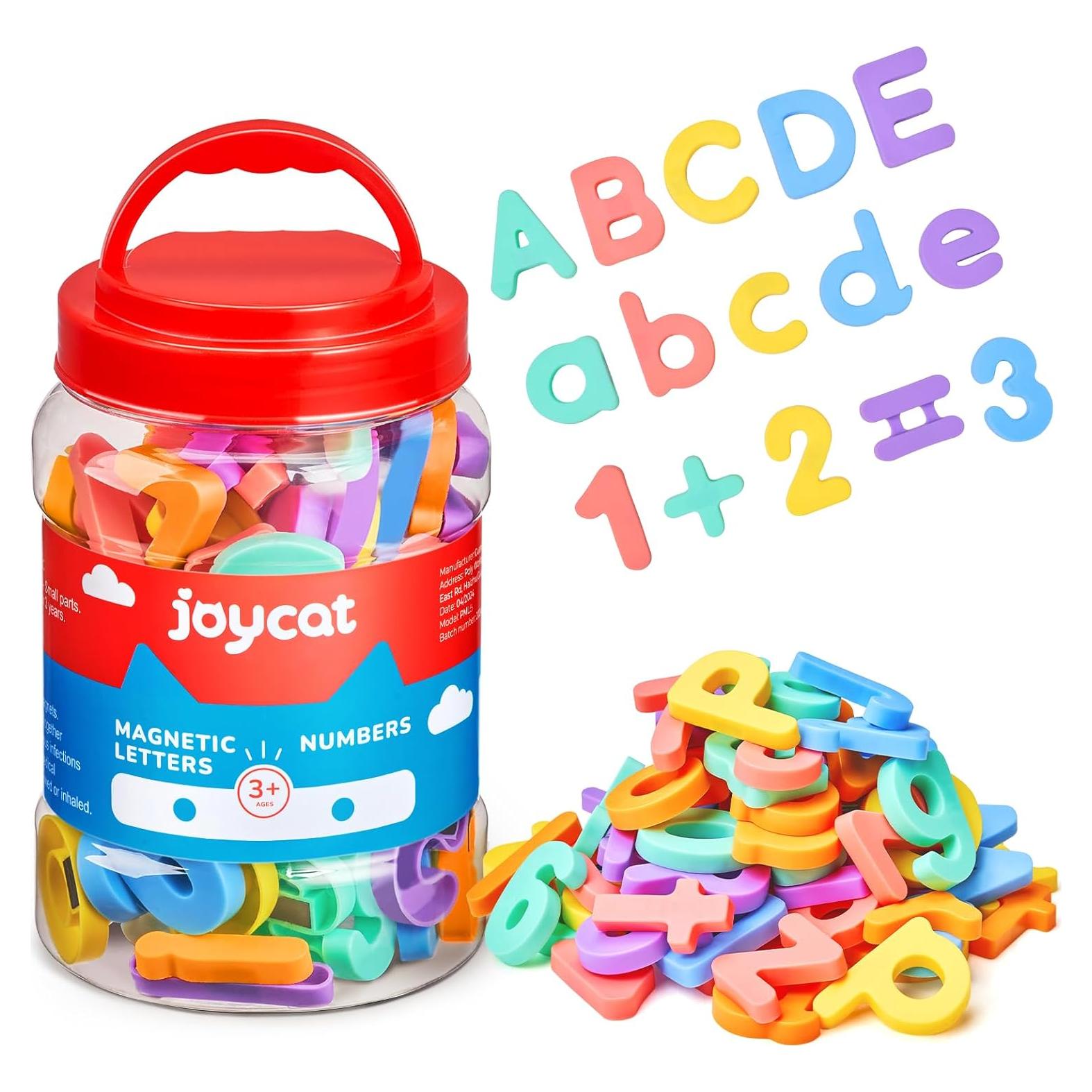 JoyCat Set de Letras y Números Magnéticos 104 Piezas
