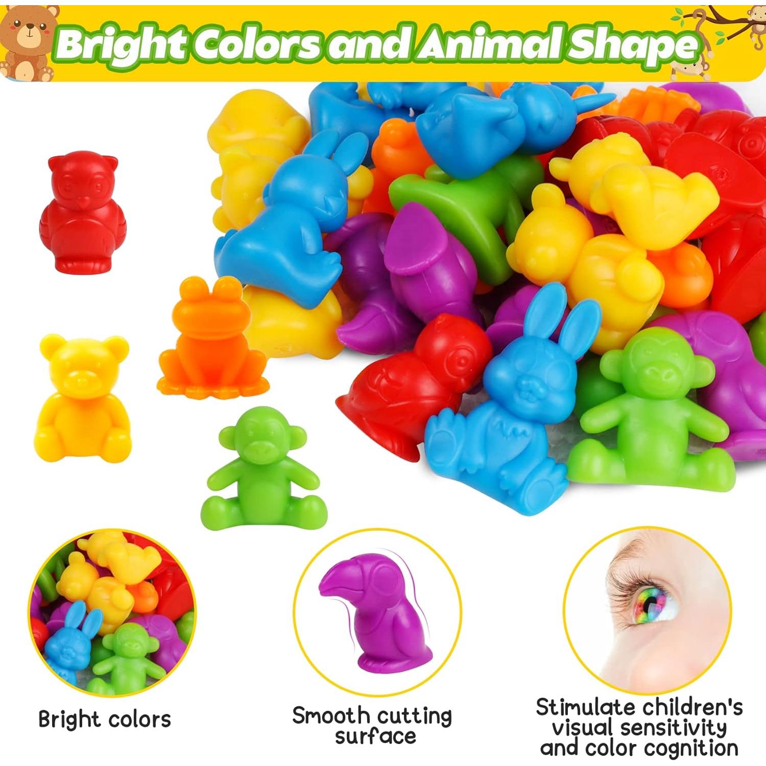 Juegos de Clasificación de Animales Montessori Skrtuan 36 meses