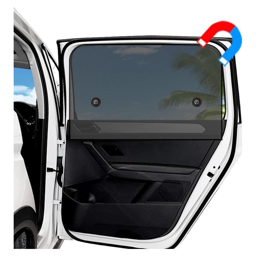 Sombra de Ventana de Coche Ovege 2pcs Protección UV Semi-Transparente