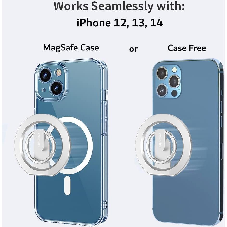 RapidX Snapo Soporte Magnético para Teléfono Plata