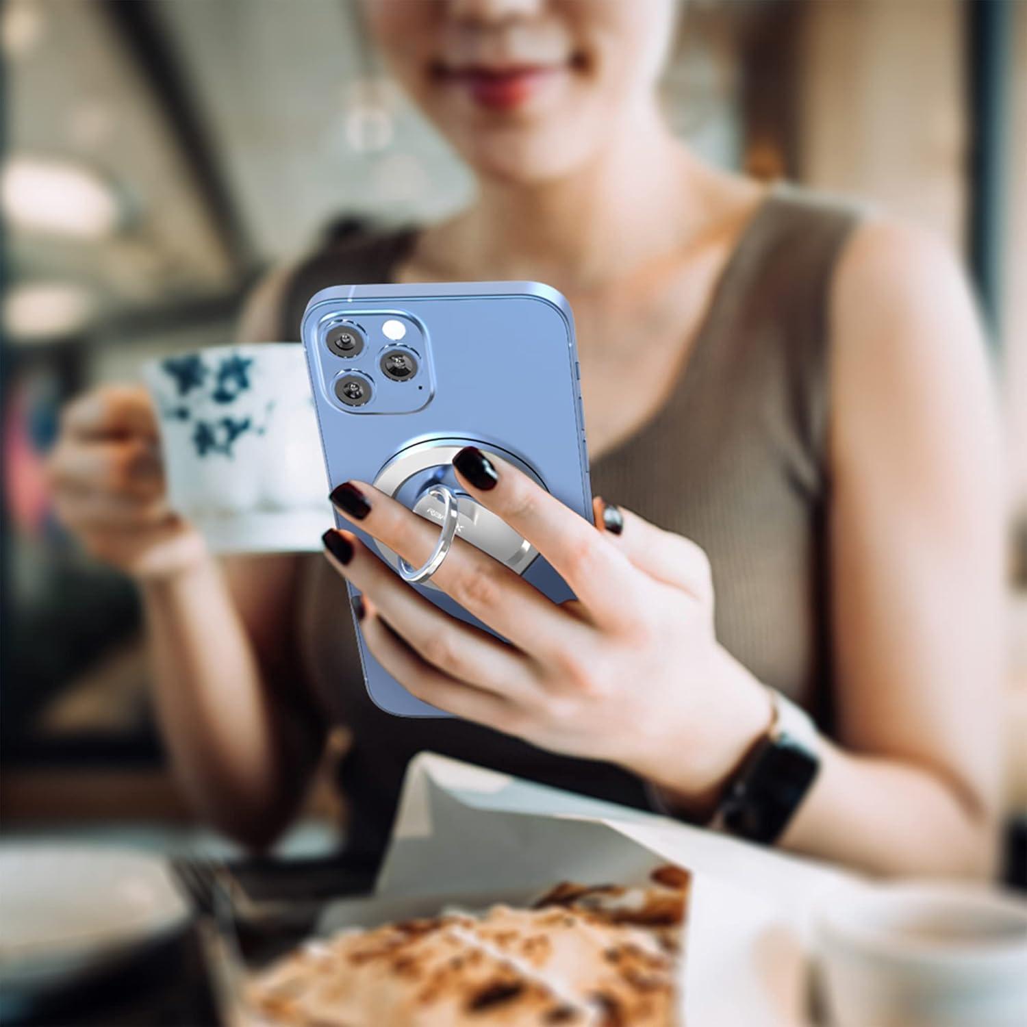 RapidX Snapo Soporte Magnético para Teléfono Plata