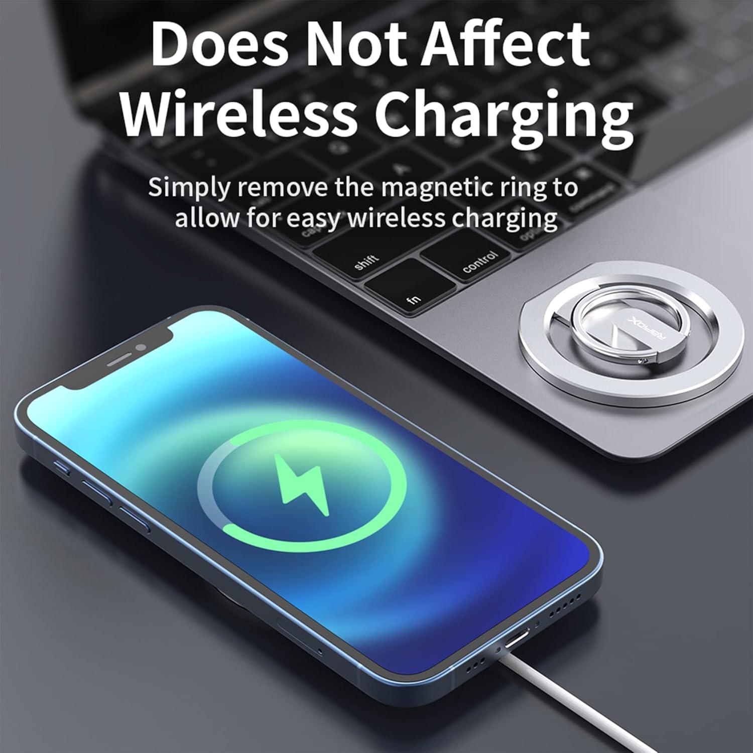 RapidX Snapo Soporte Magnético para Teléfono Plata