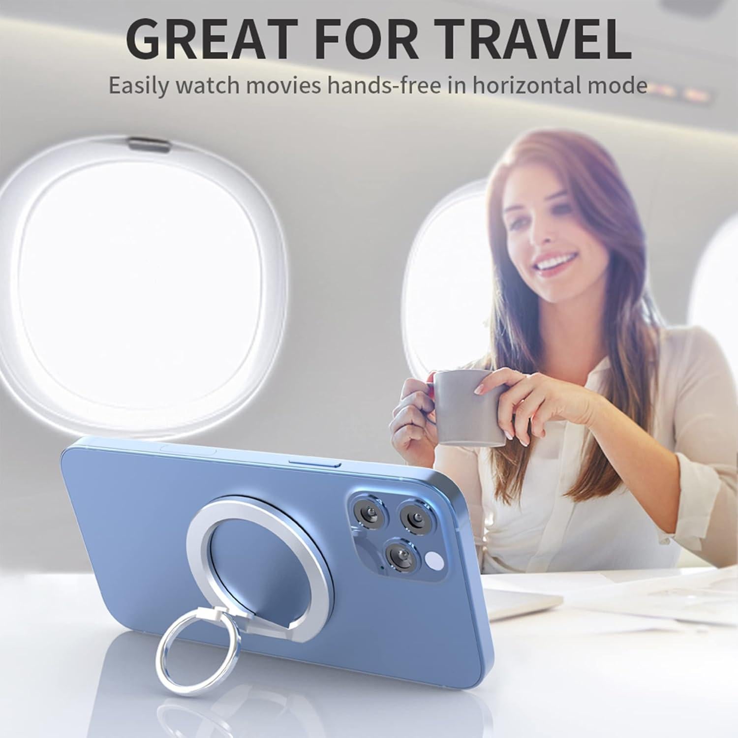 RapidX Snapo Soporte Magnético para Teléfono Plata