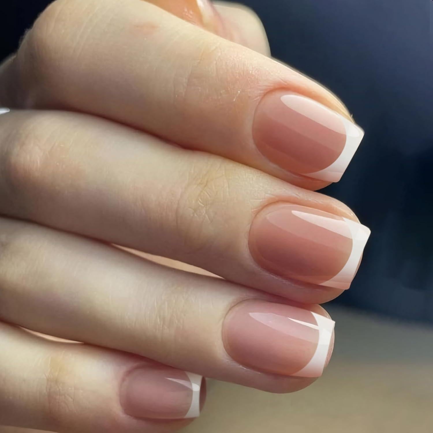 Kit de Manicura Francesa Born Pretty - 3 Piezas Gel Rosa y Blanco