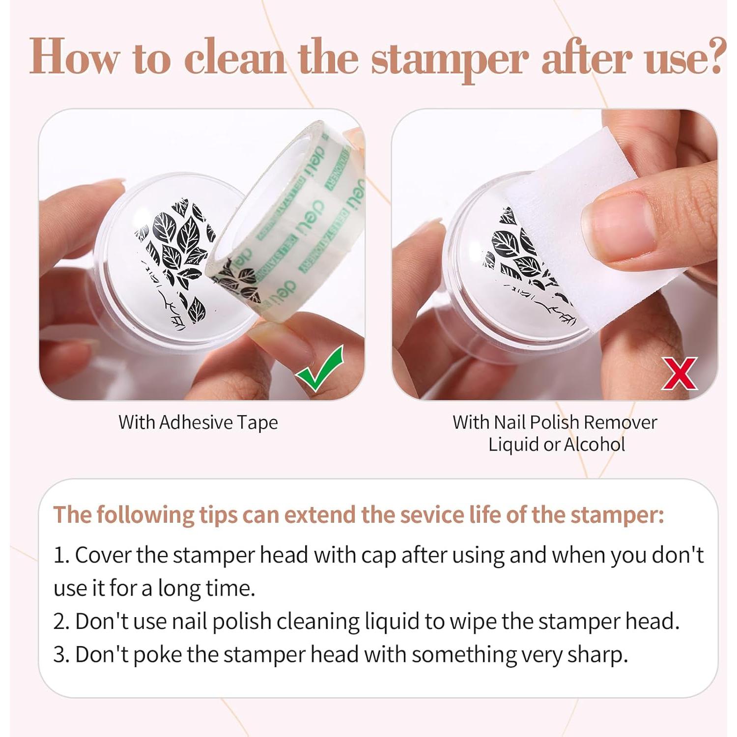 Kit de Manicura Francesa Born Pretty - 3 Piezas Gel Rosa y Blanco