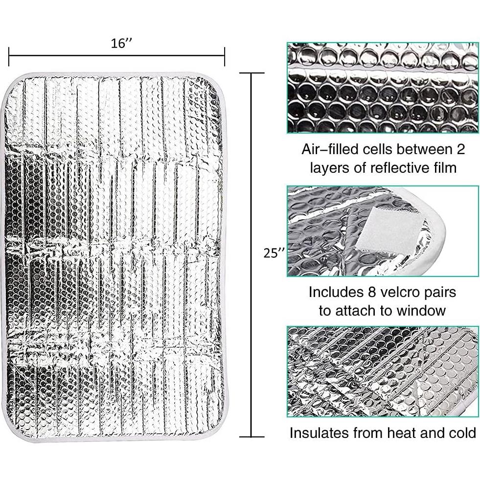 Sombra Reflectante para Ventana de RV BATOUDE 63.5x40.6cm