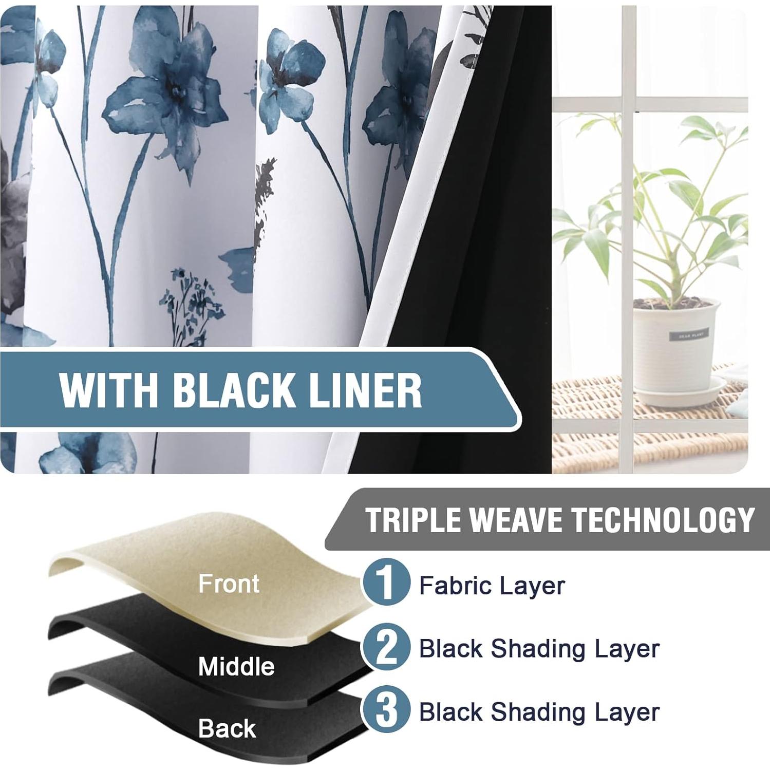 Cortina Corta H.VERSAILTEX 100% Opaca Floral Cattleya 106.68x114.3 cm