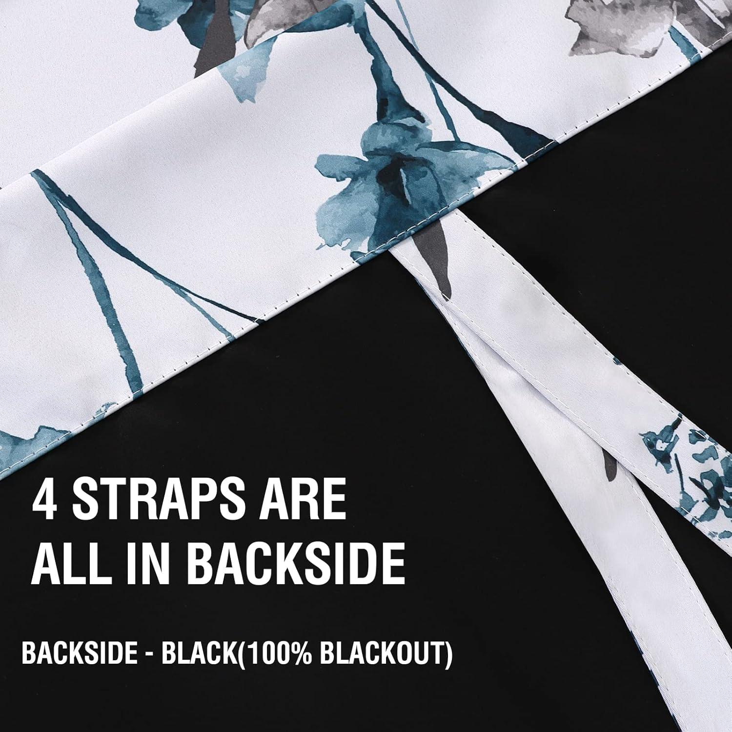 Cortina Corta H.VERSAILTEX 100% Opaca Floral Cattleya 106.68x114.3 cm