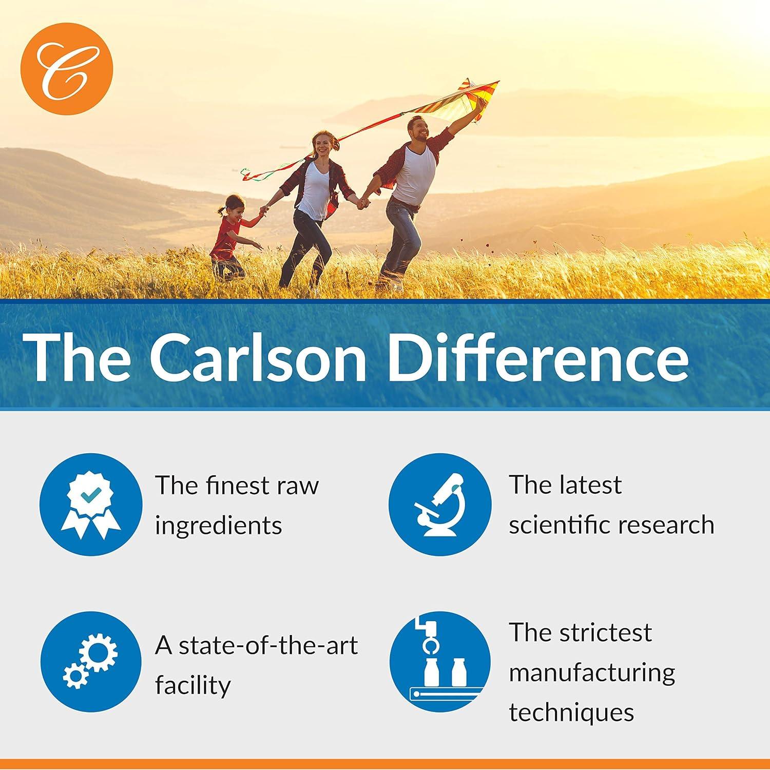 Hierro Masticable para Niños Carlson 15 mg Sabor Fresa 30 Tabletas