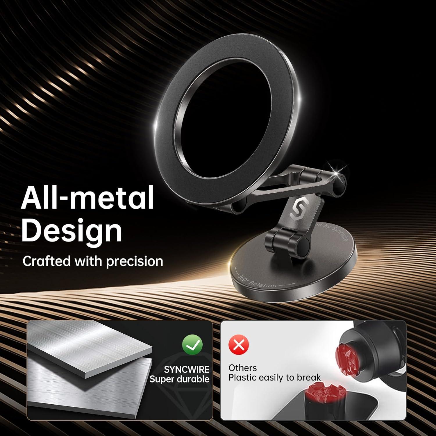 Soporte Magnético Syncwire MagSafe para Coche - Negro