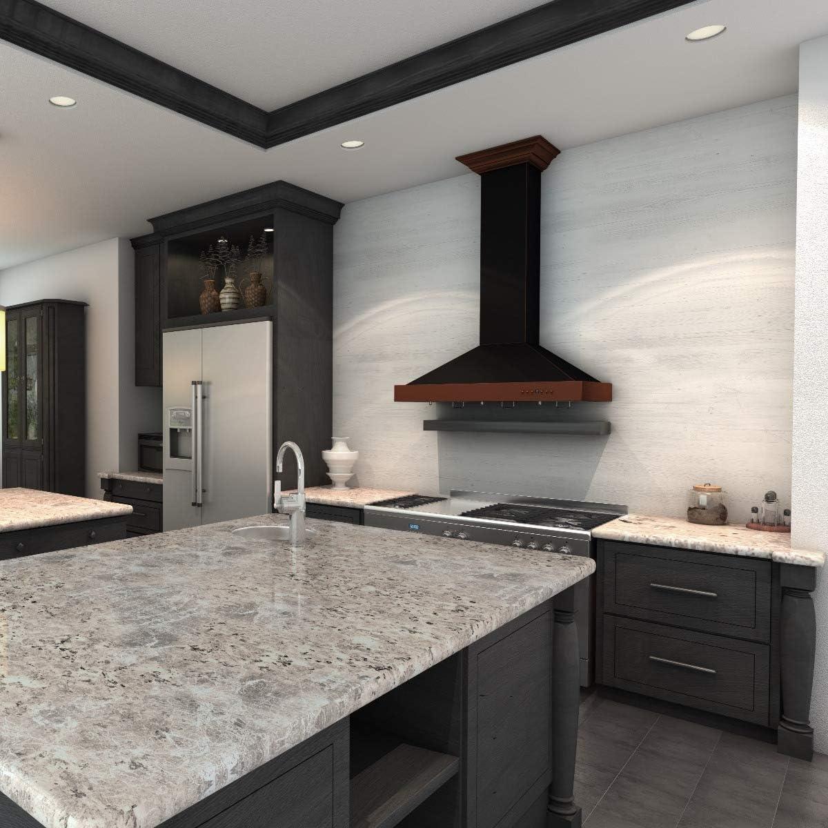 Campana de Pared ZLINE KB2-BCXXX-30 760 CFM Cobre