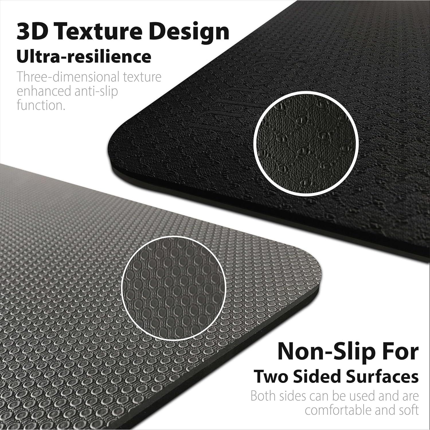 Esterilla de Yoga Feetlu 10mm Antideslizante 182.88x60.96cm