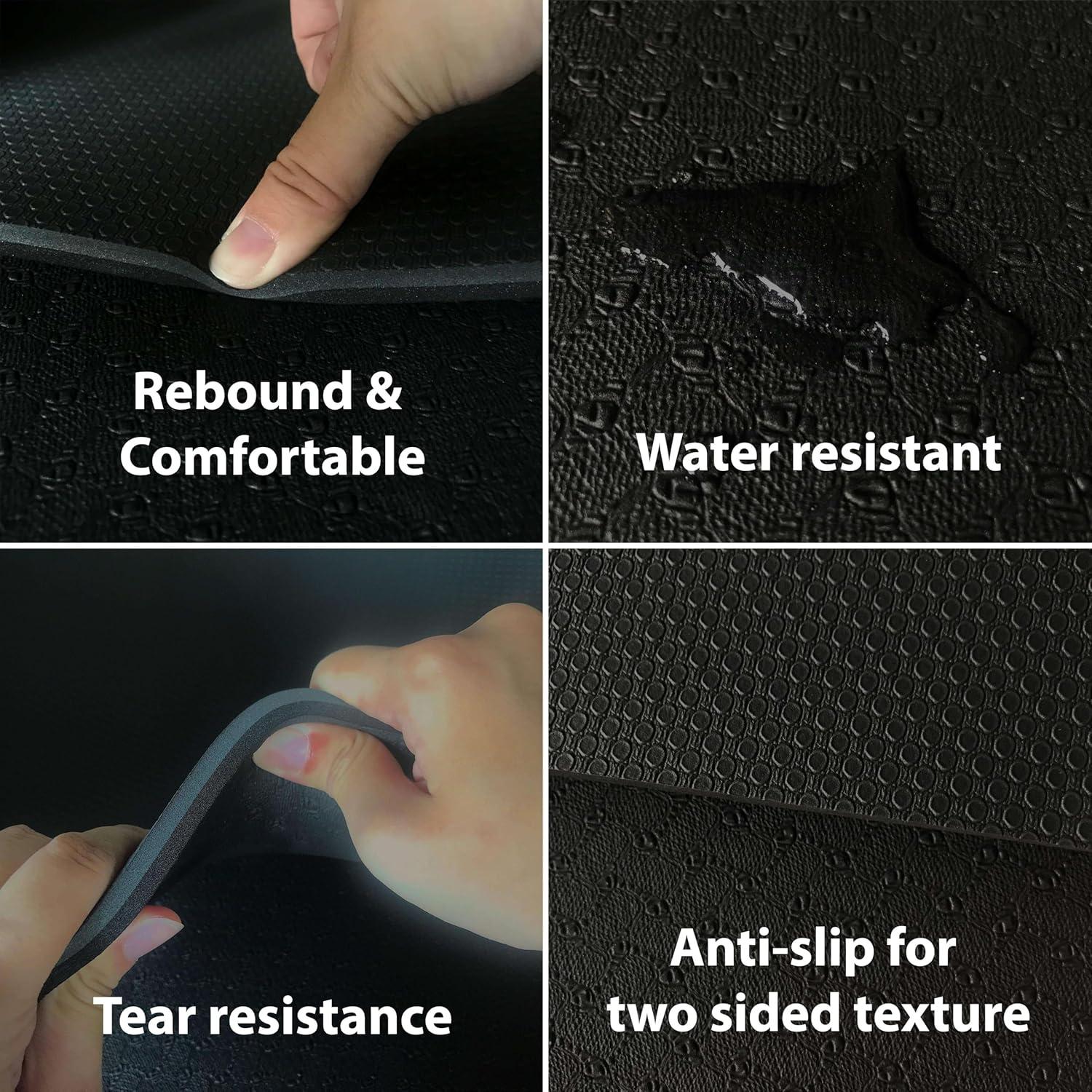 Esterilla de Yoga Feetlu 10mm Antideslizante 182.88x60.96cm