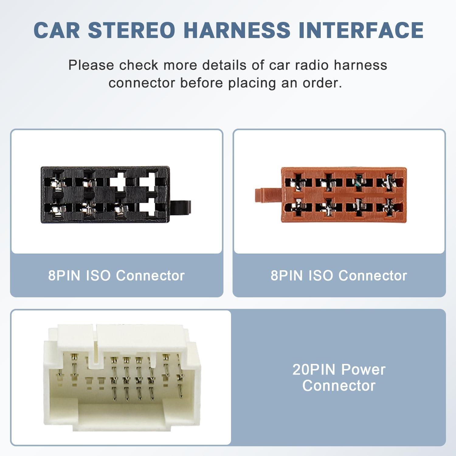 Adaptador de Arnés de Radio ISO Fiegromech para Honda y Suzuki
