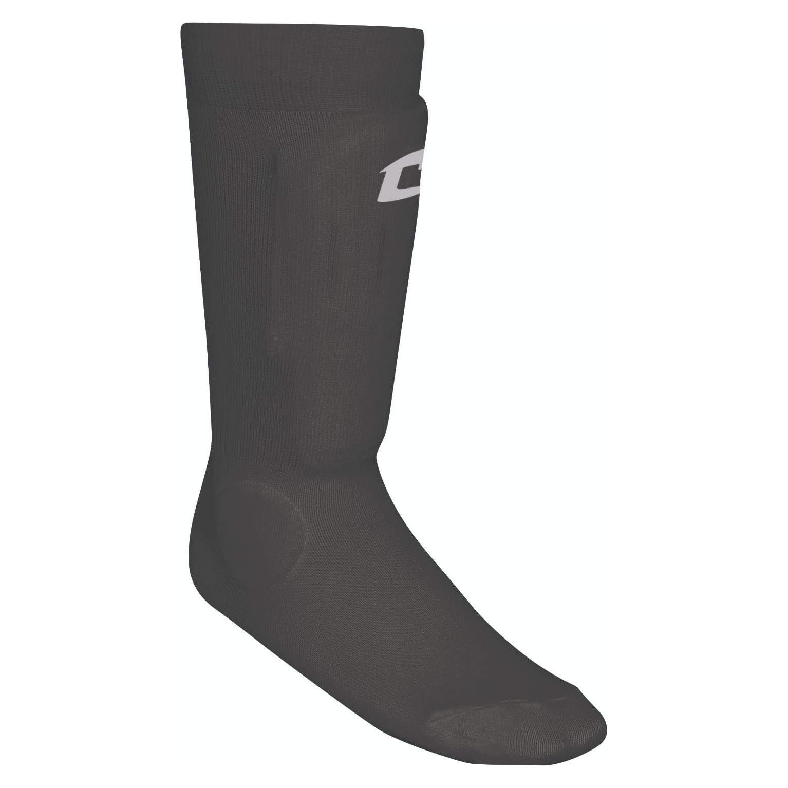 Protector de Espinilla Estilo Calcetín CHAMPRO Mediano Grande Negro