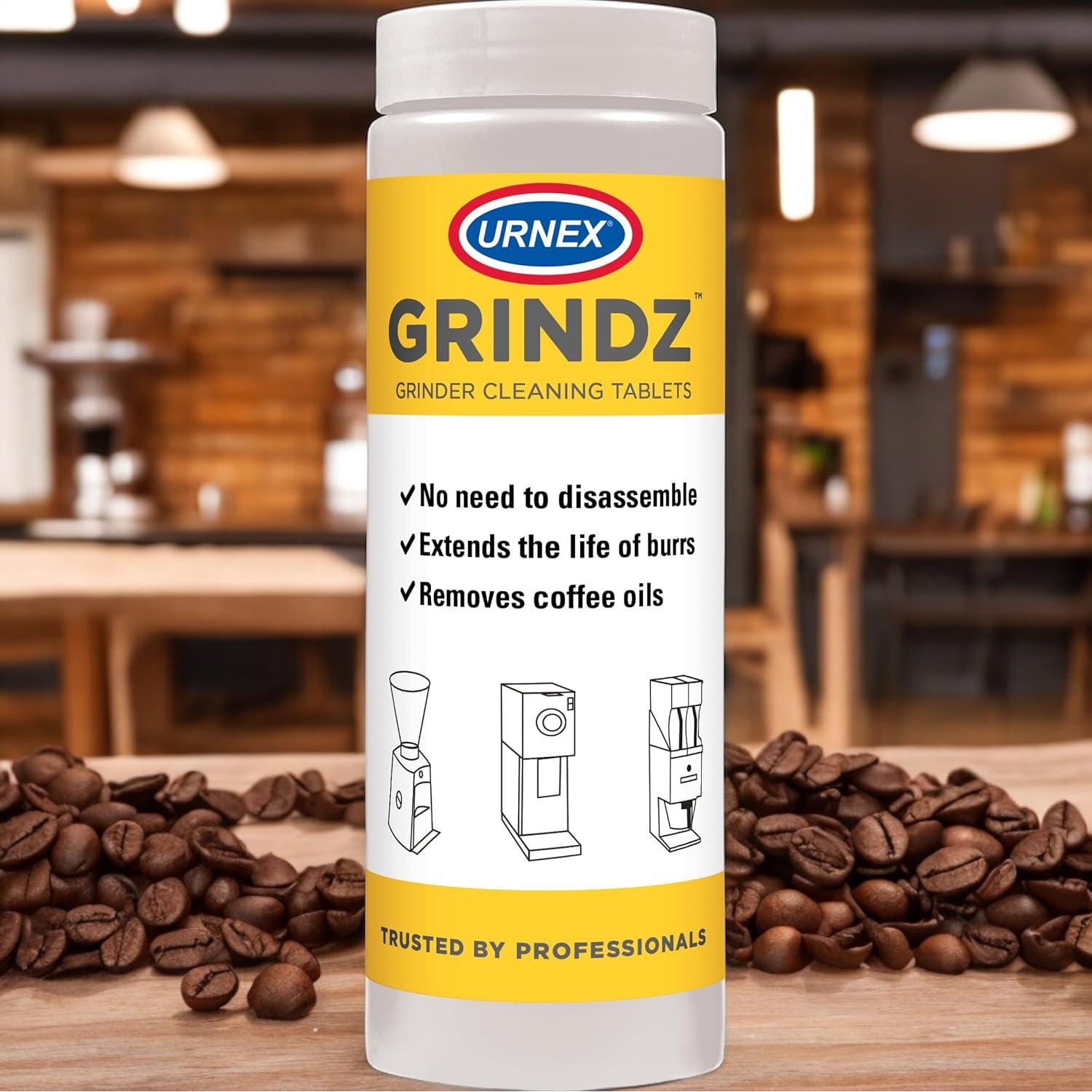 Tabletas de limpieza Urnex Grindz 430g - 100% natural