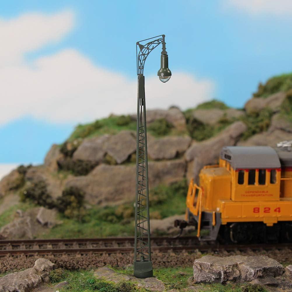 Lámparas de Calle HO Escala 1:87 Evemodel LQS65 - 3 Piezas