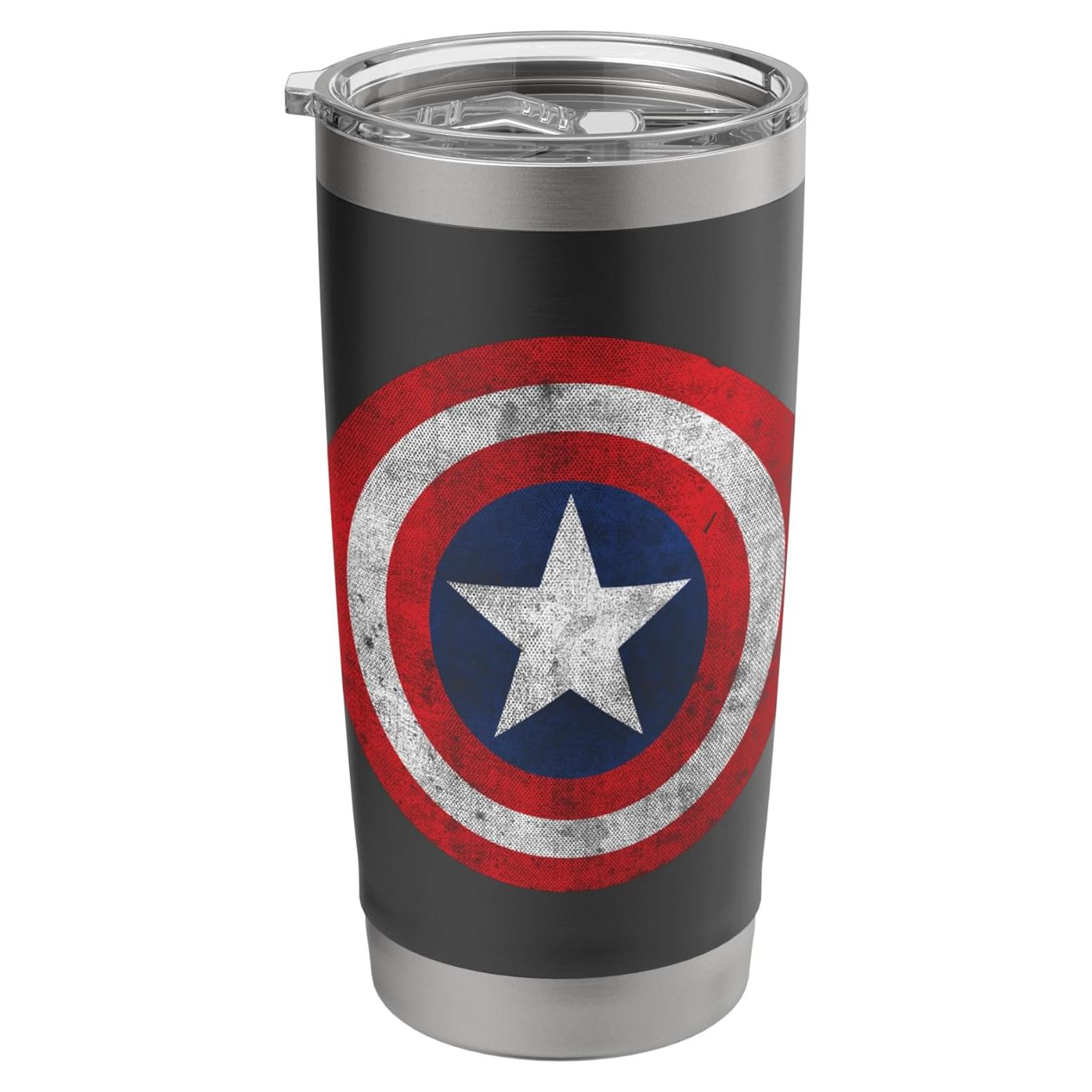 Vaso Aislado de Acero Inoxidable Marvel Capitán América 591 ml