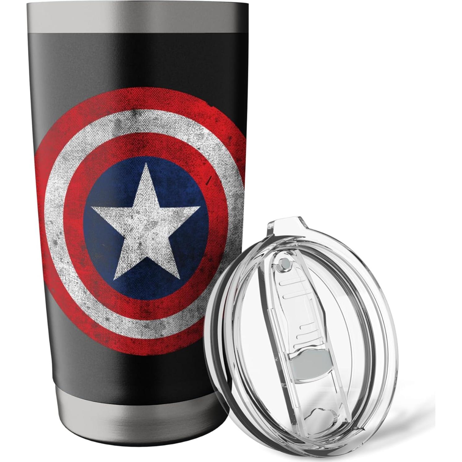 Vaso Aislado de Acero Inoxidable Marvel Capitán América 591 ml