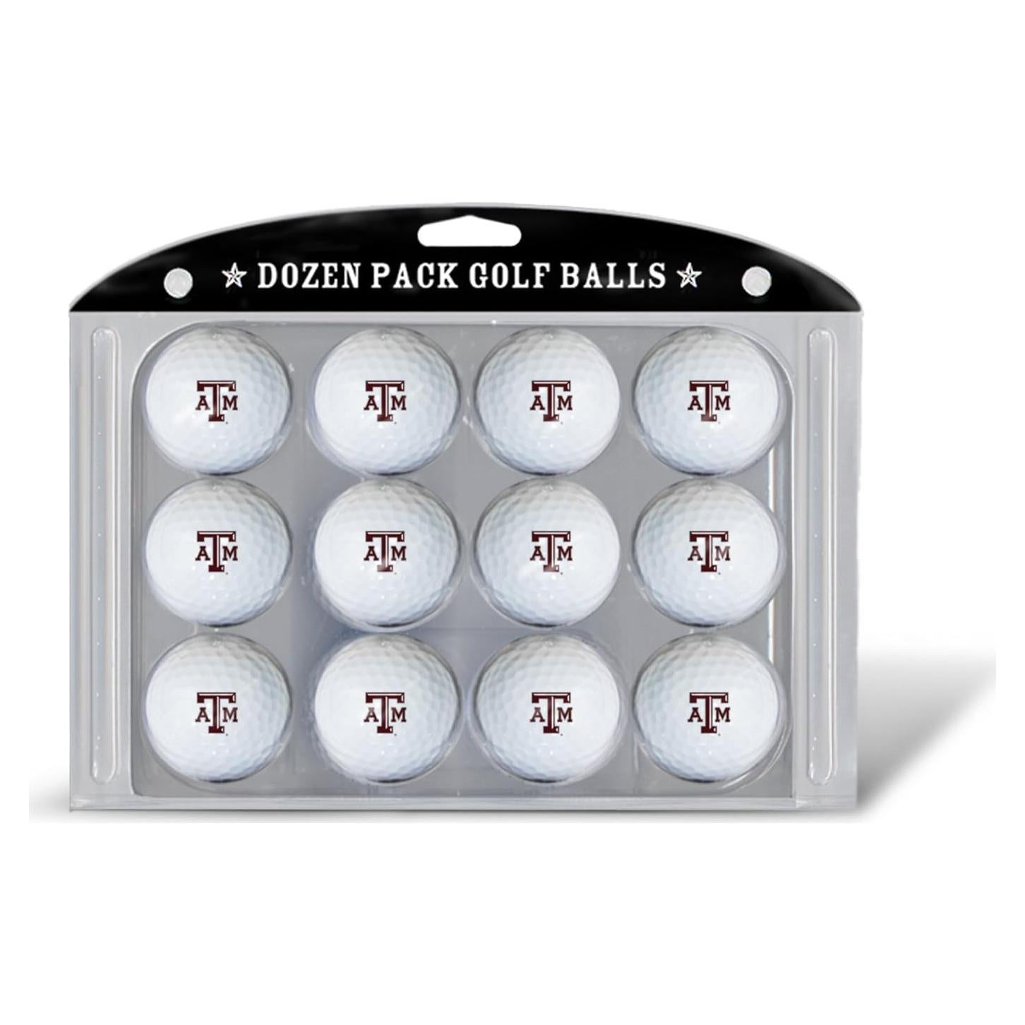Pelotas de Golf Team Golf NCAA Texas A&M Aggies, Paquete de 12