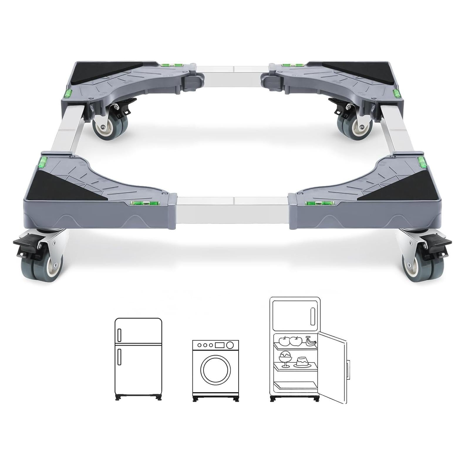 Carro Dolly W B D WEIBIDA Ajustable 4 Ruedas 181 kg