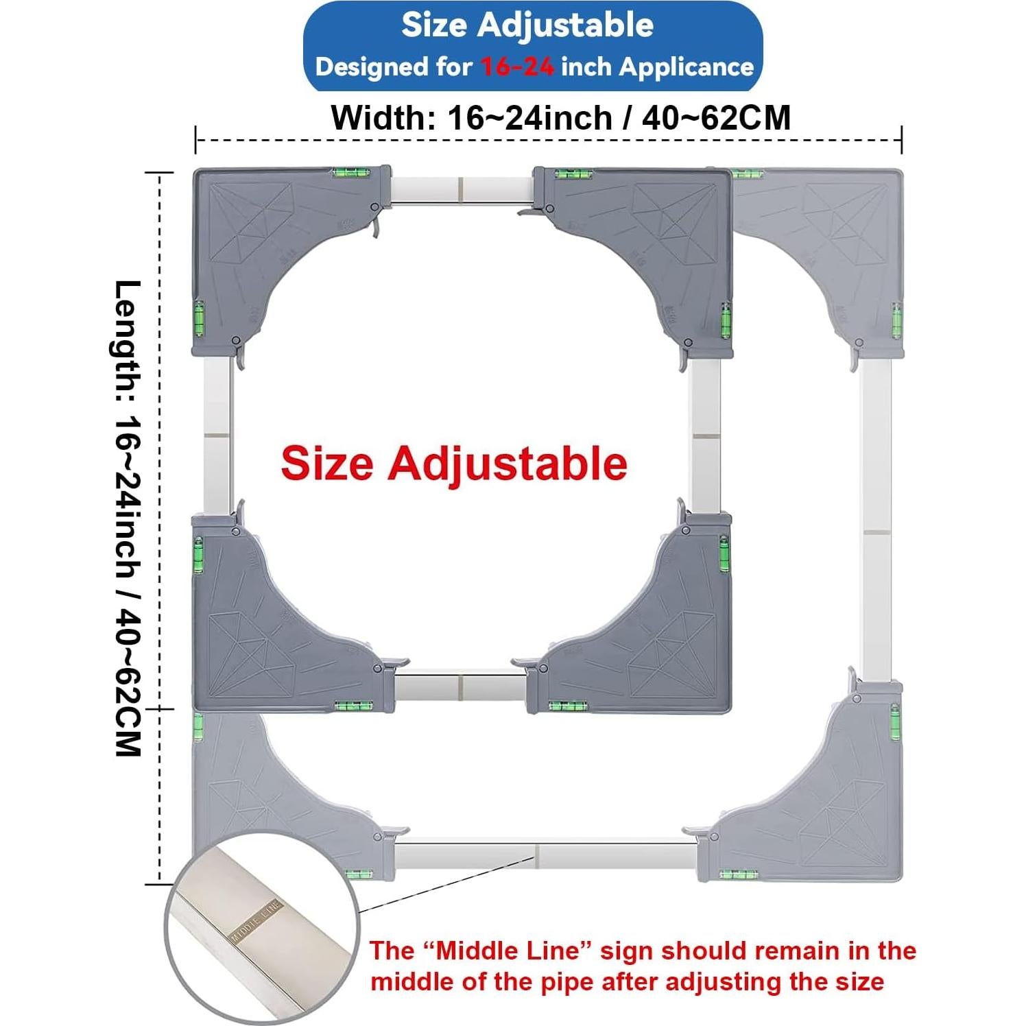 Carro Dolly W B D WEIBIDA Ajustable 4 Ruedas 181 kg
